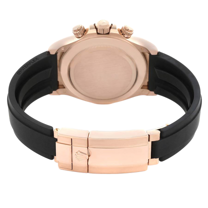 Daytona 40mm Rose Gold Oysterflex Mens Watch 116515LN
