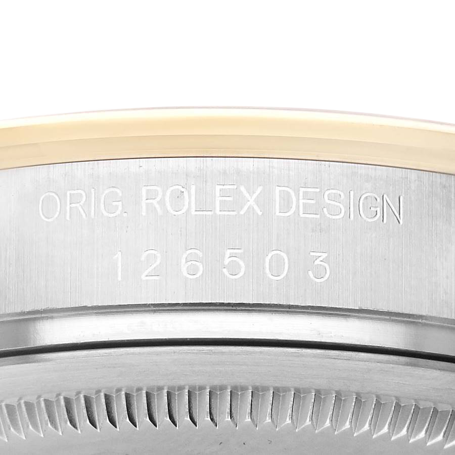 Daytona Steel Yellow Gold Champagne Dial Mens Watch 126503