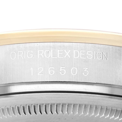 Daytona Steel Yellow Gold Champagne Dial Mens Watch 126503