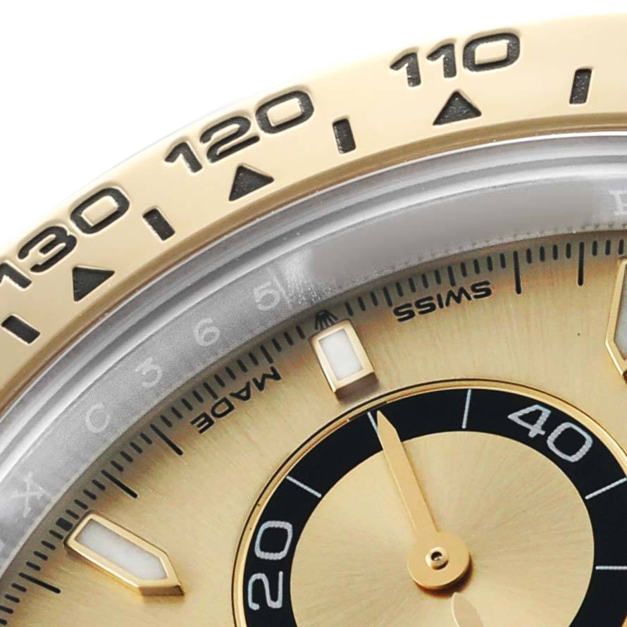 Daytona Steel Yellow Gold Champagne Dial Mens Watch 126503