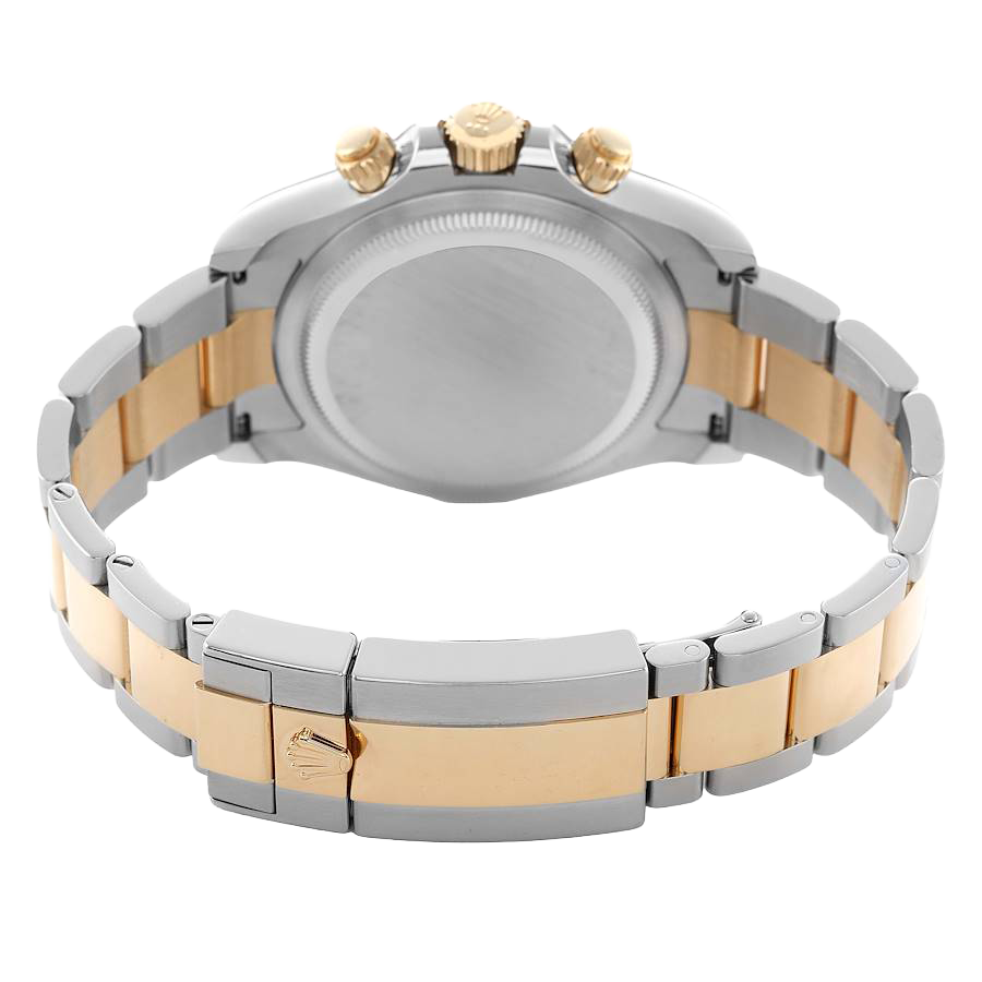 Daytona 40mm Steel Yellow Gold White Dial Mens Watch 126503