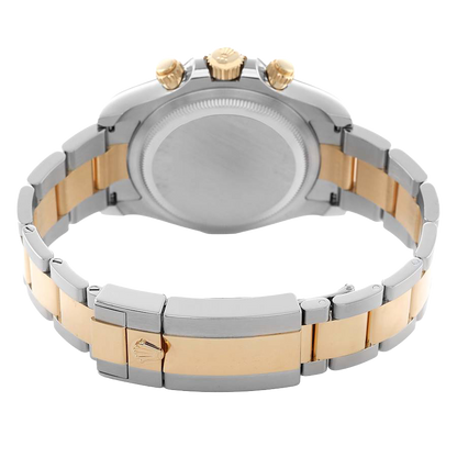 Daytona 40mm Steel Yellow Gold White Dial Mens Watch 126503