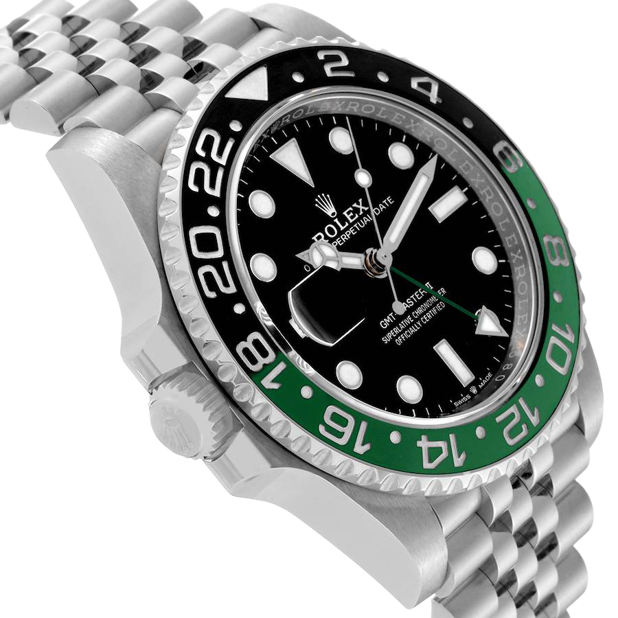GMT Master II Sprite Bezel Steel Mens Watch 126720