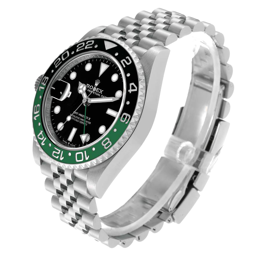 GMT Master II Sprite Bezel Steel Mens Watch 126720