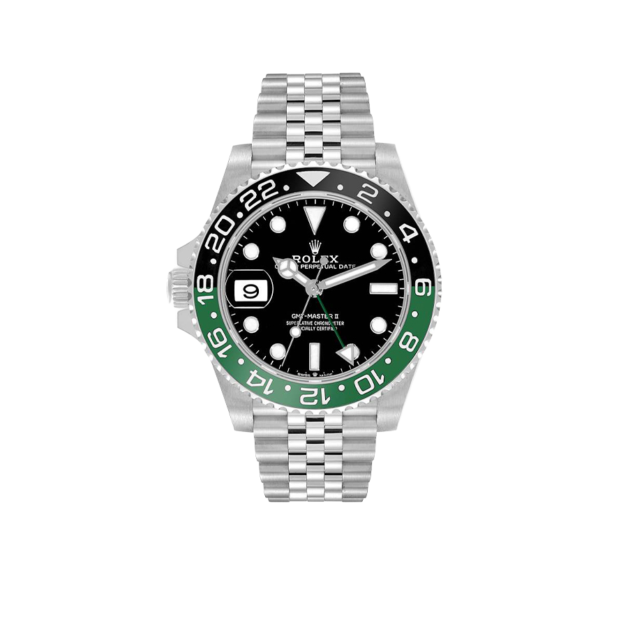 GMT Master II Sprite Bezel Steel Mens Watch 126720