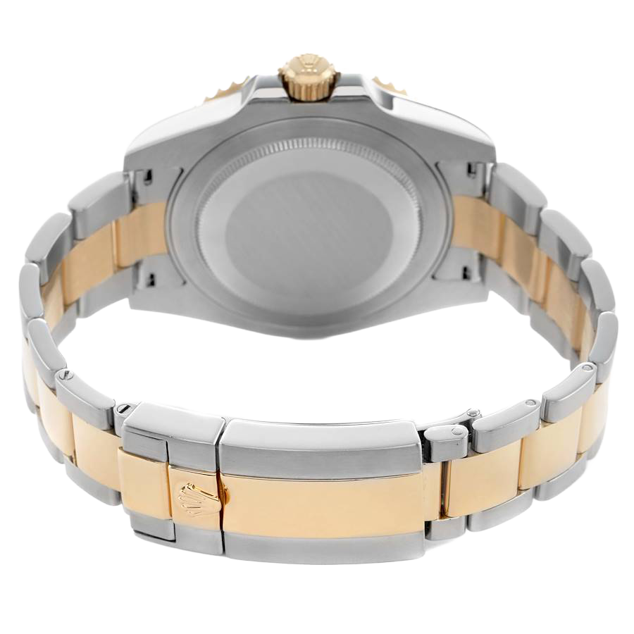 GMT Master II 40mm Steel Yellow Gold Mens Watch 116713