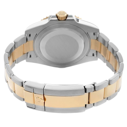 GMT Master II 40mm Steel Yellow Gold Mens Watch 116713