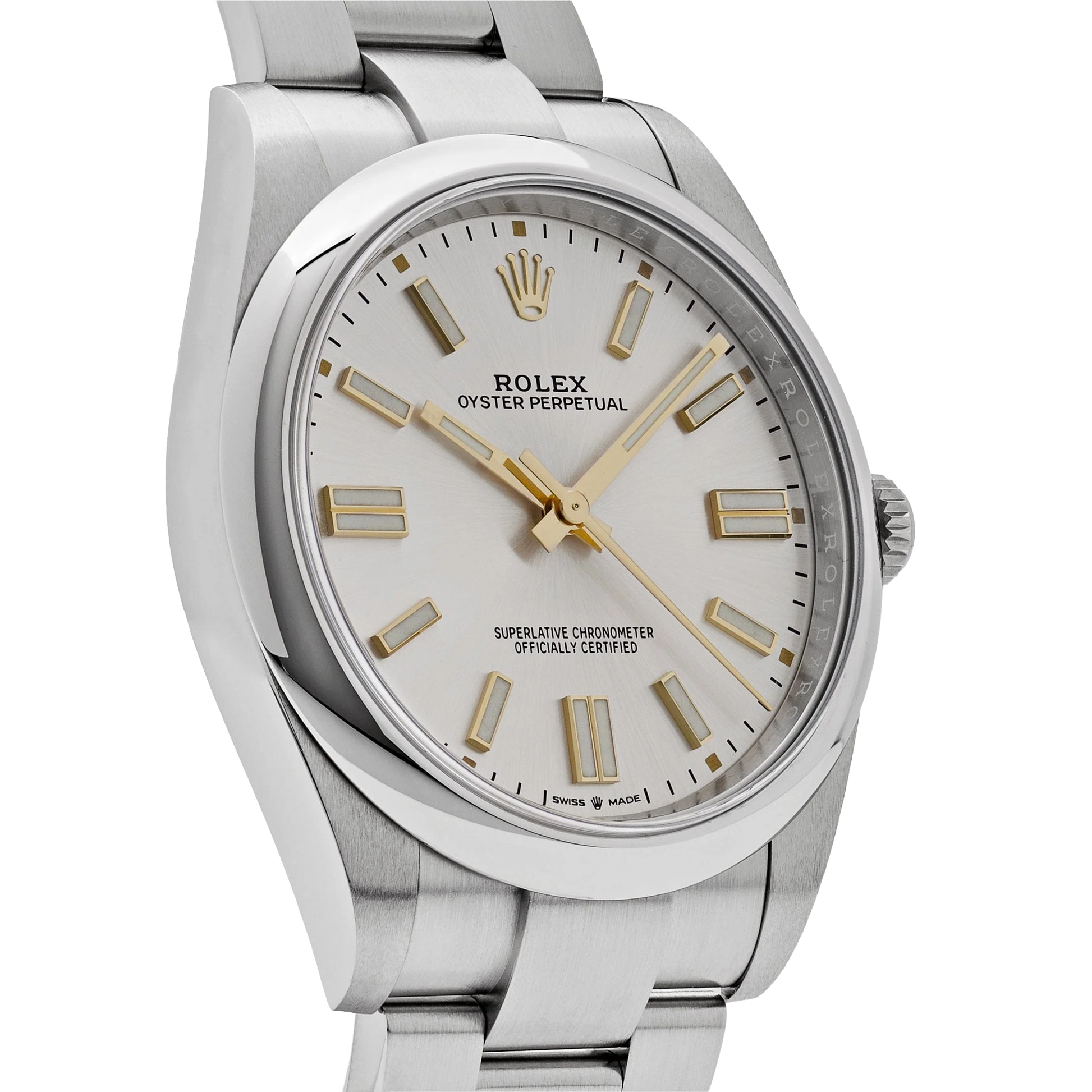 Oyster Perpetual 41mm Stainless Steel Silver Dial Men Watch 134300-0001 New 2025
