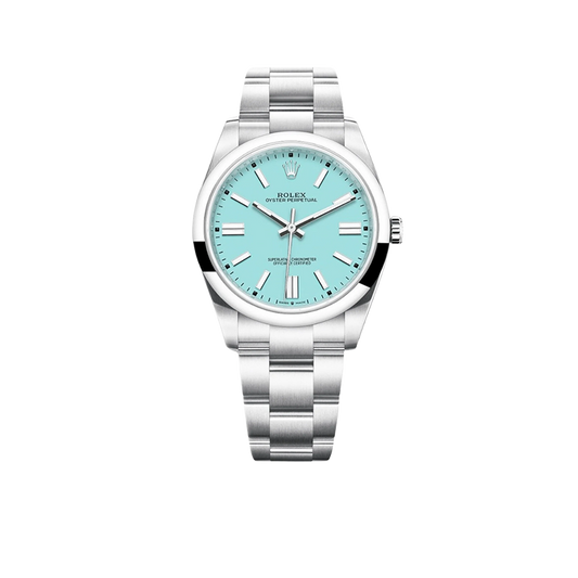 Oyster Perpetual 41mm Stainless Steel Turquoise Dial 124300-0006