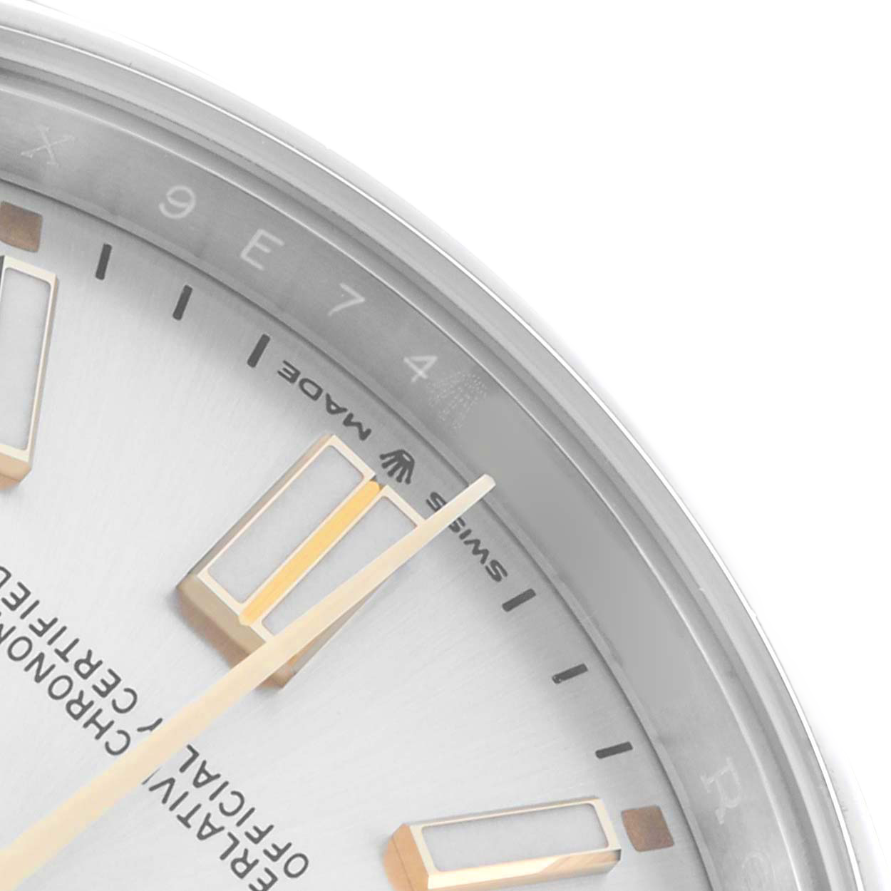 Oyster Perpetual 41mm Steel Silver Dial Mens Watch 124300