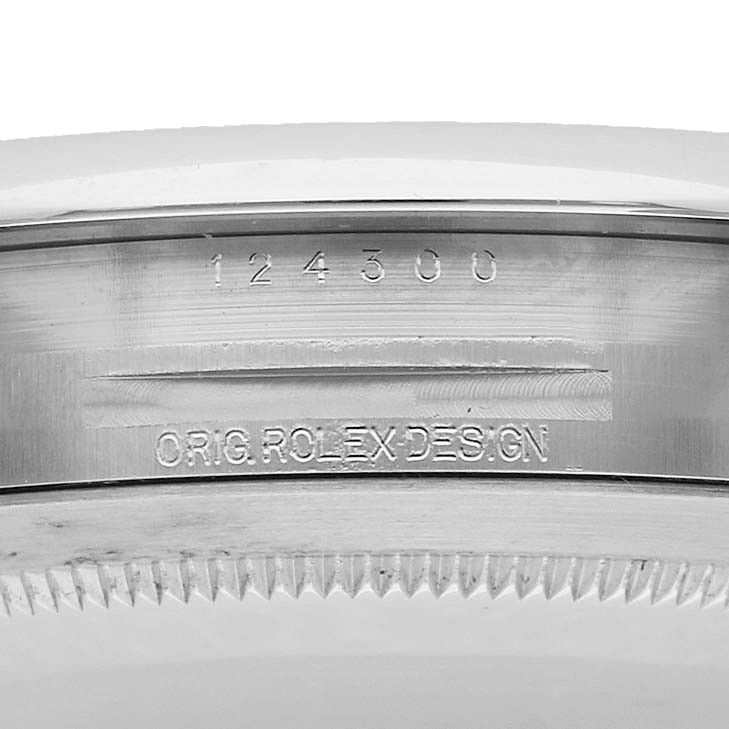 Oyster Perpetual 41mm Steel Silver Dial Mens Watch 124300