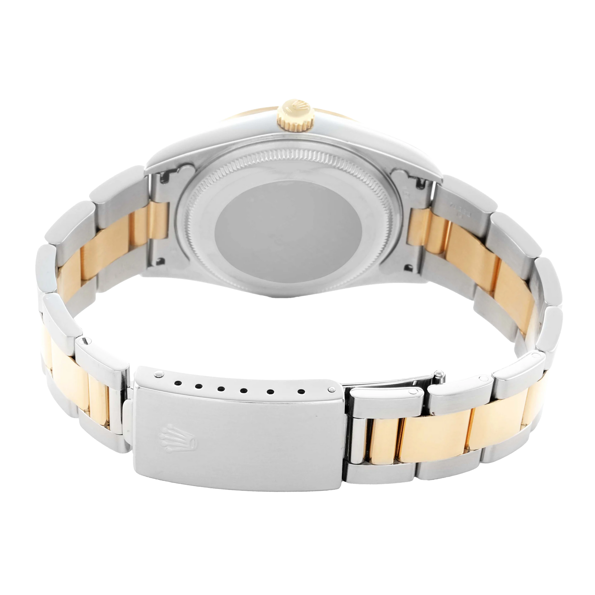 Oyster Perpetual 34mm Steel Yellow Gold Slate Dial Mens Watch 14203