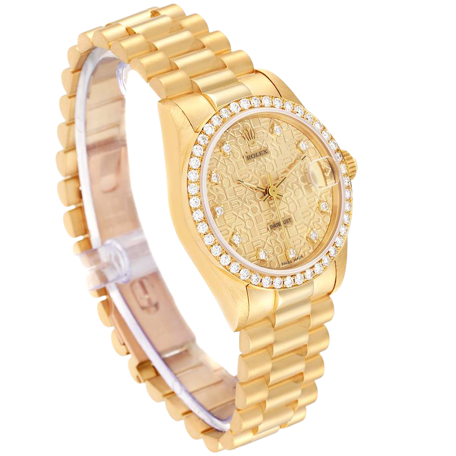 Lady-Datejust 31mm Midsize Yellow Gold Diamond Watch 68288