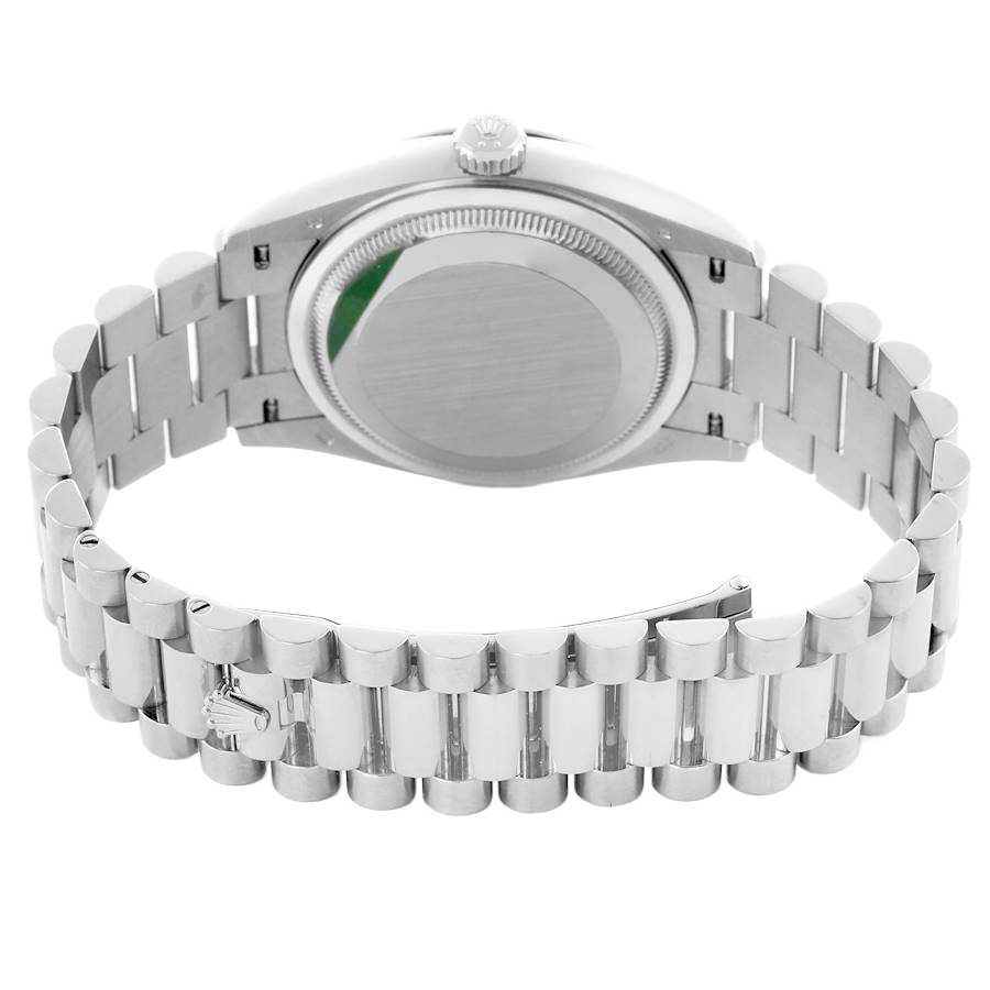 President Day-Date 36mm White Gold Ombre Diamond Dial Mens Watch 128239