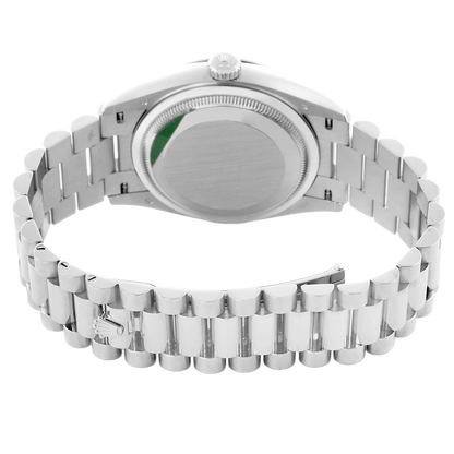 President Day-Date 36mm White Gold Ombre Diamond Dial Mens Watch 128239