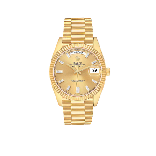 President Day-Date 40mm Yellow Gold Diamond Mens Watch 228238