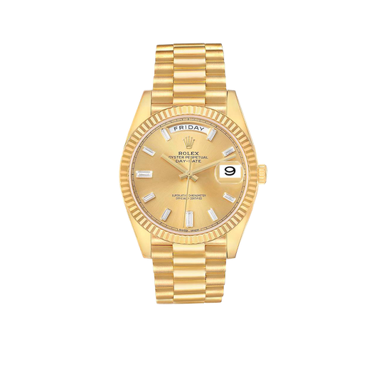 President Day-Date 40mm Yellow Gold Diamond Mens Watch 228238