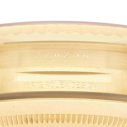 President Day-Date 40mm Yellow Gold Diamond Mens Watch 228238