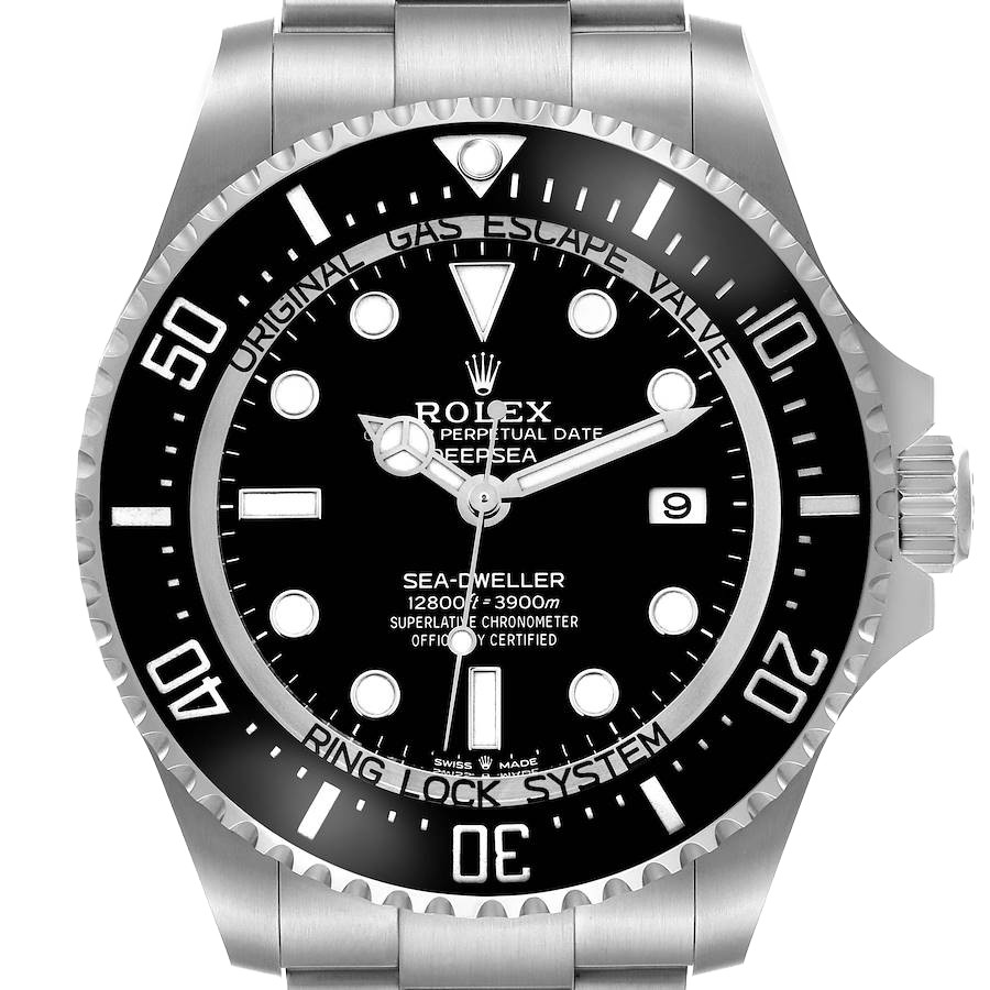 Seadweller Deepsea 44mm Black Dial Steel Mens Watch 136660 (Updated Dial)