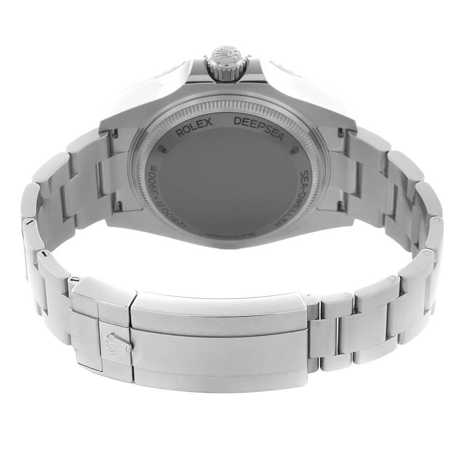 Seadweller Deepsea 44mm Black Dial Steel Mens Watch 136660 (Updated Dial)
