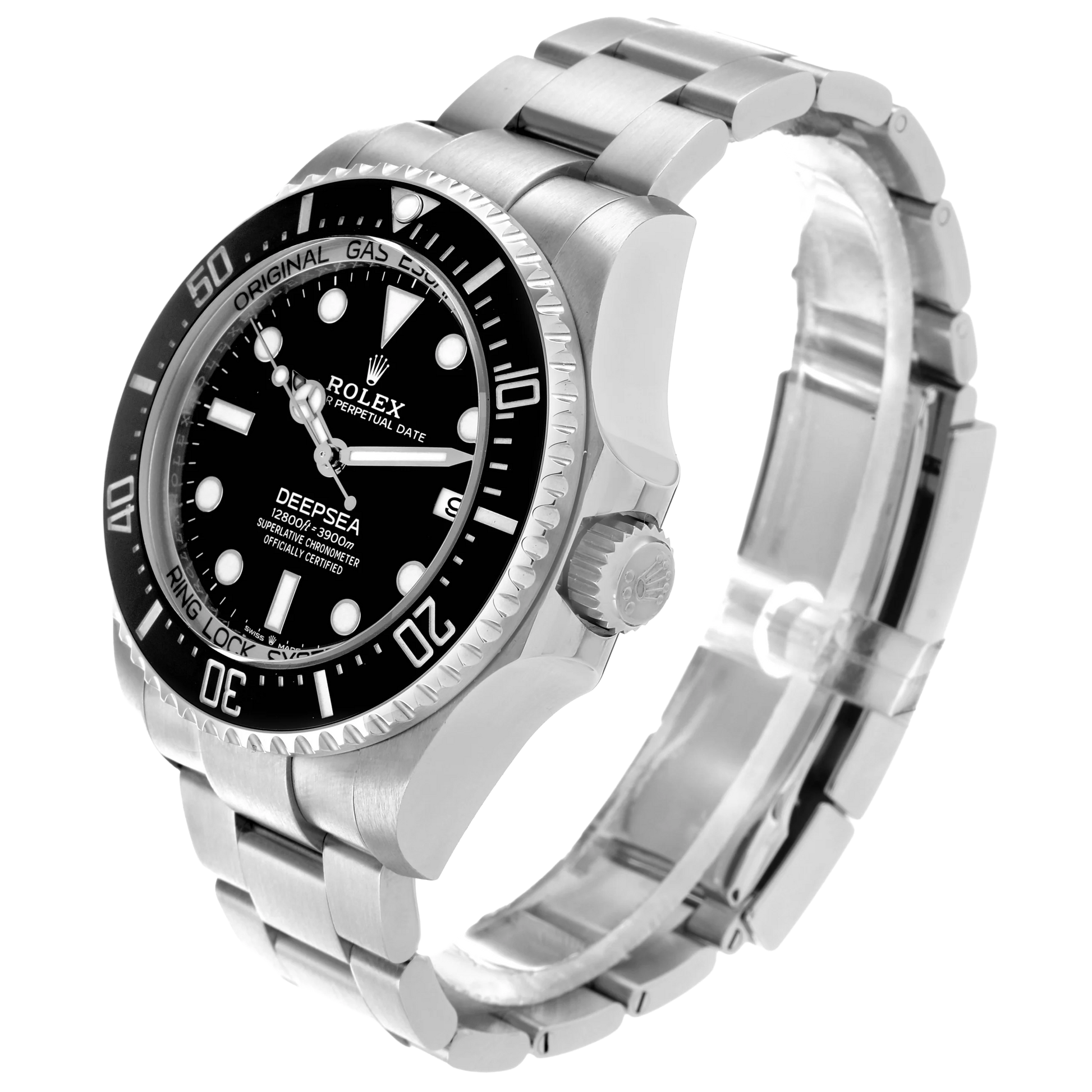 Seadweller Deepsea Black Dial Steel Mens Watch 136660