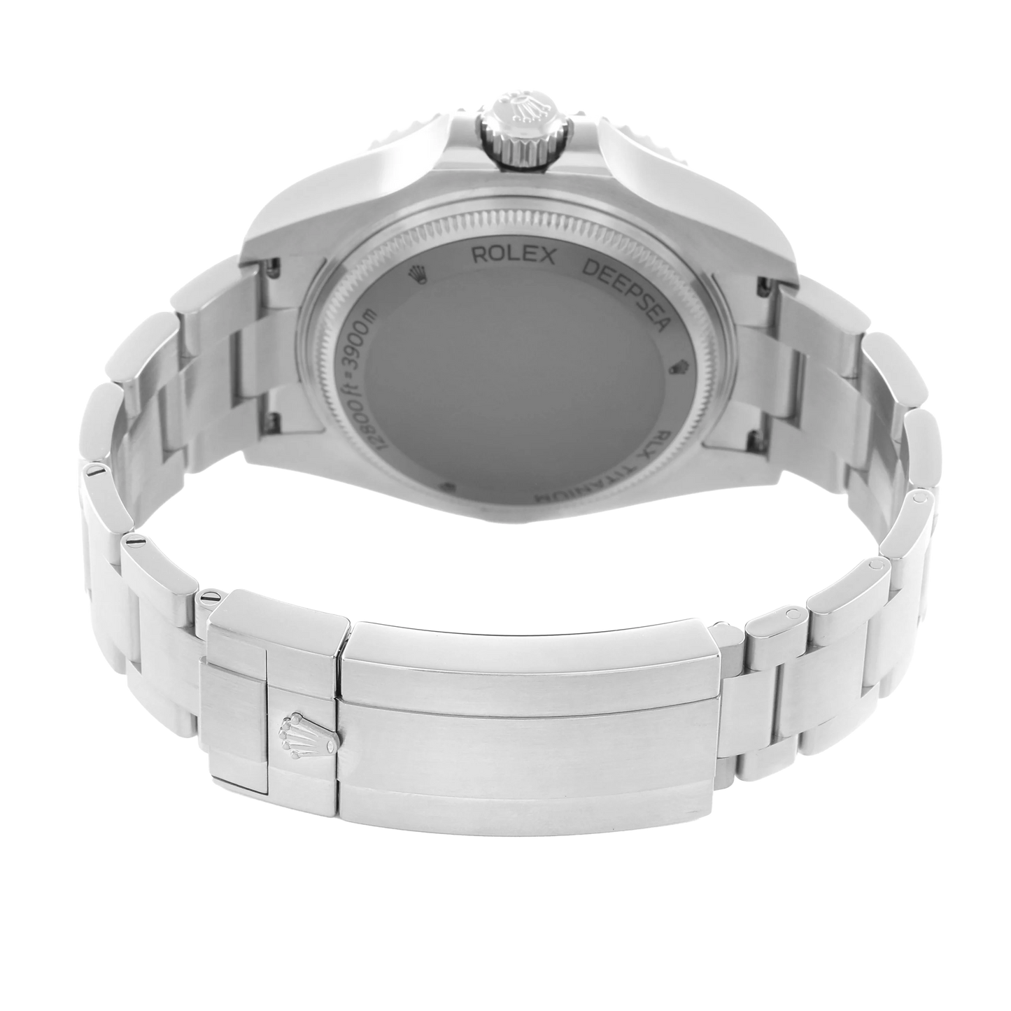 Seadweller Deepsea Black Dial Steel Mens Watch 136660