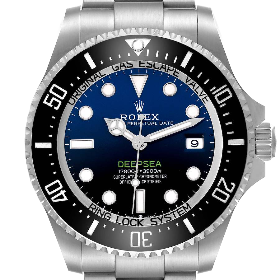 Seadweller Deepsea 44mm Cameron D-Blue Dial Steel Mens Watch 136660