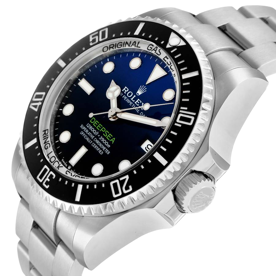 Seadweller Deepsea 44mm Cameron D-Blue Dial Steel Mens Watch 136660
