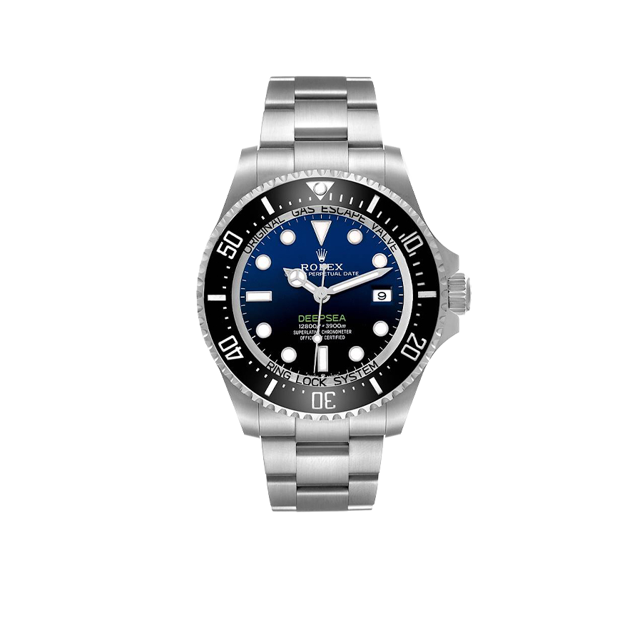 Seadweller Deepsea 44mm Cameron D-Blue Dial Steel Mens Watch 136660