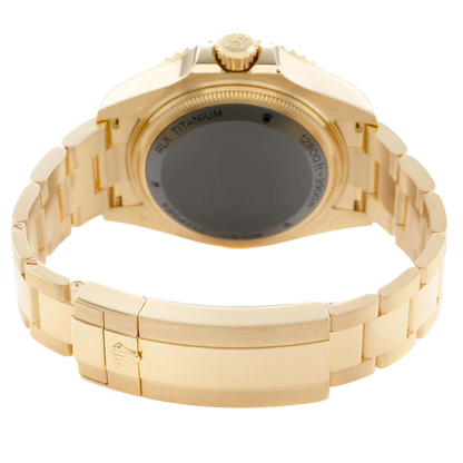 Seadweller Deepsea 44mm Yellow Gold Blue Dial Mens Watch 136668