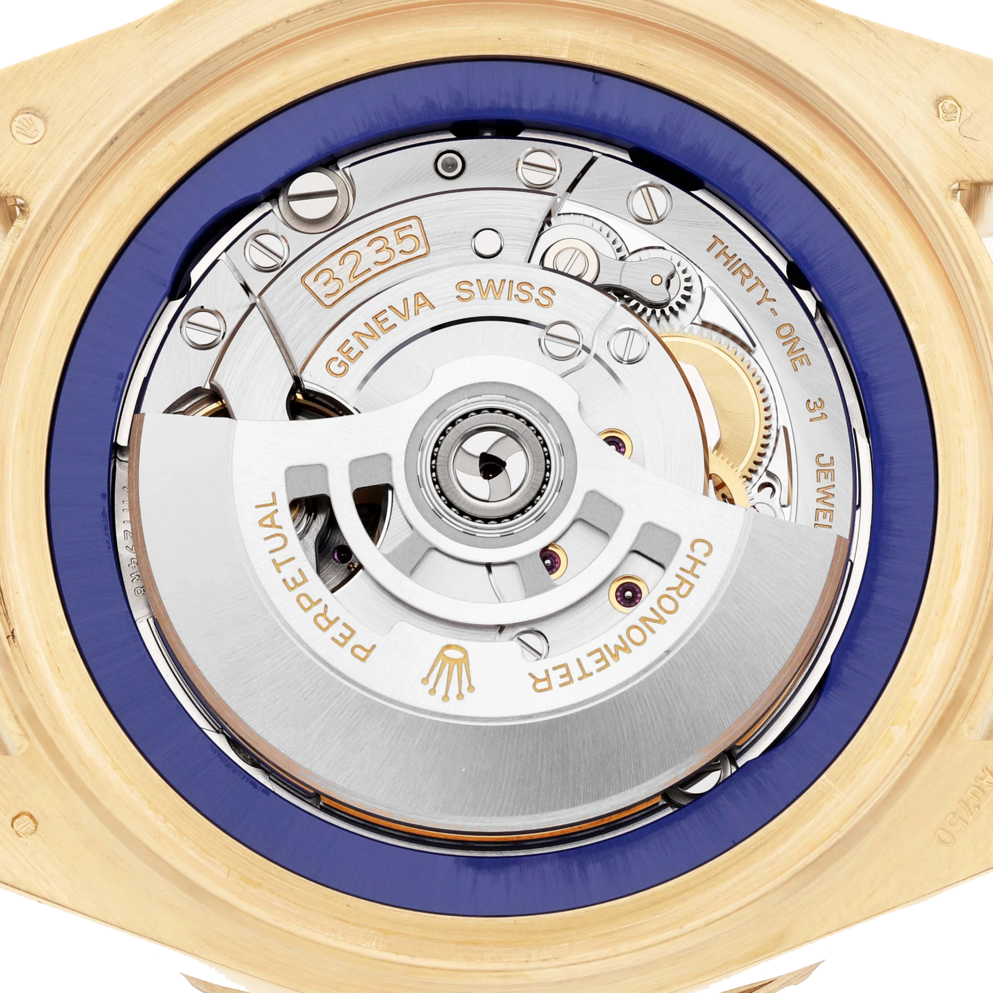 Seadweller Deepsea 44mm Yellow Gold Blue Dial Mens Watch 136668