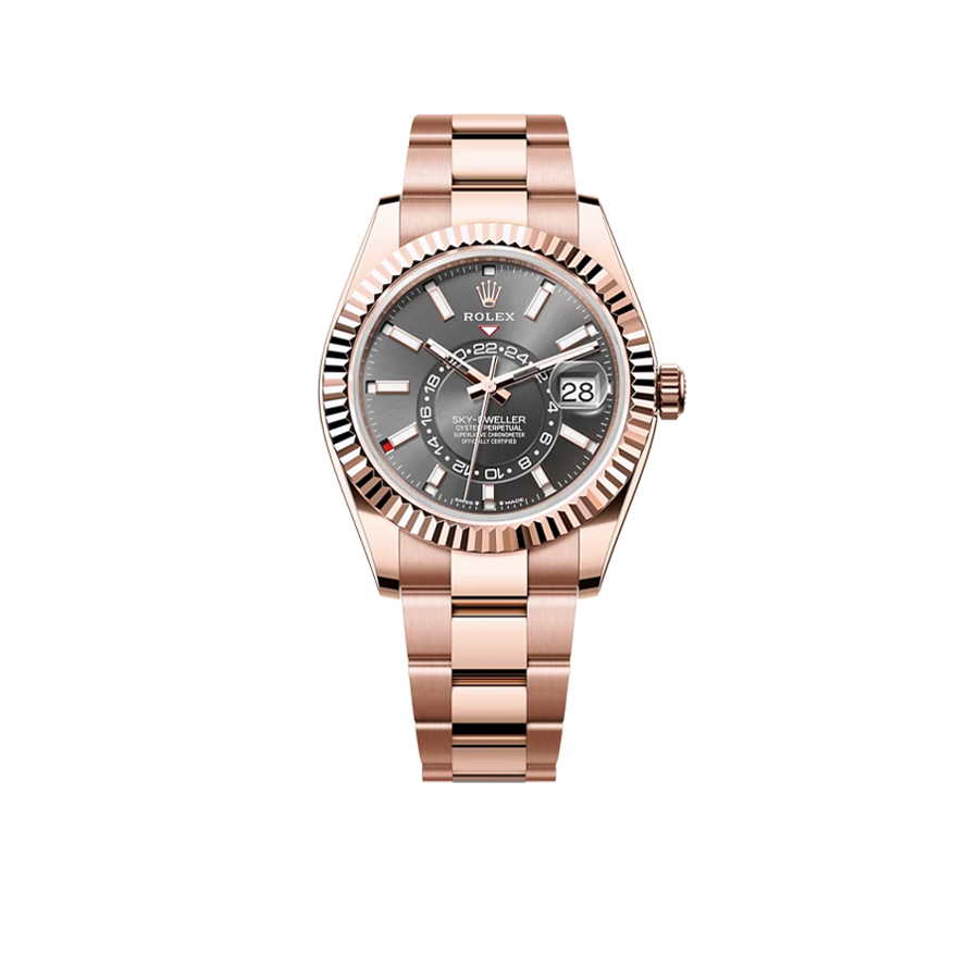 Sky-Dweller 42mm Rose Gold Rhodium Dial Oyster Bracelet M336935-0004