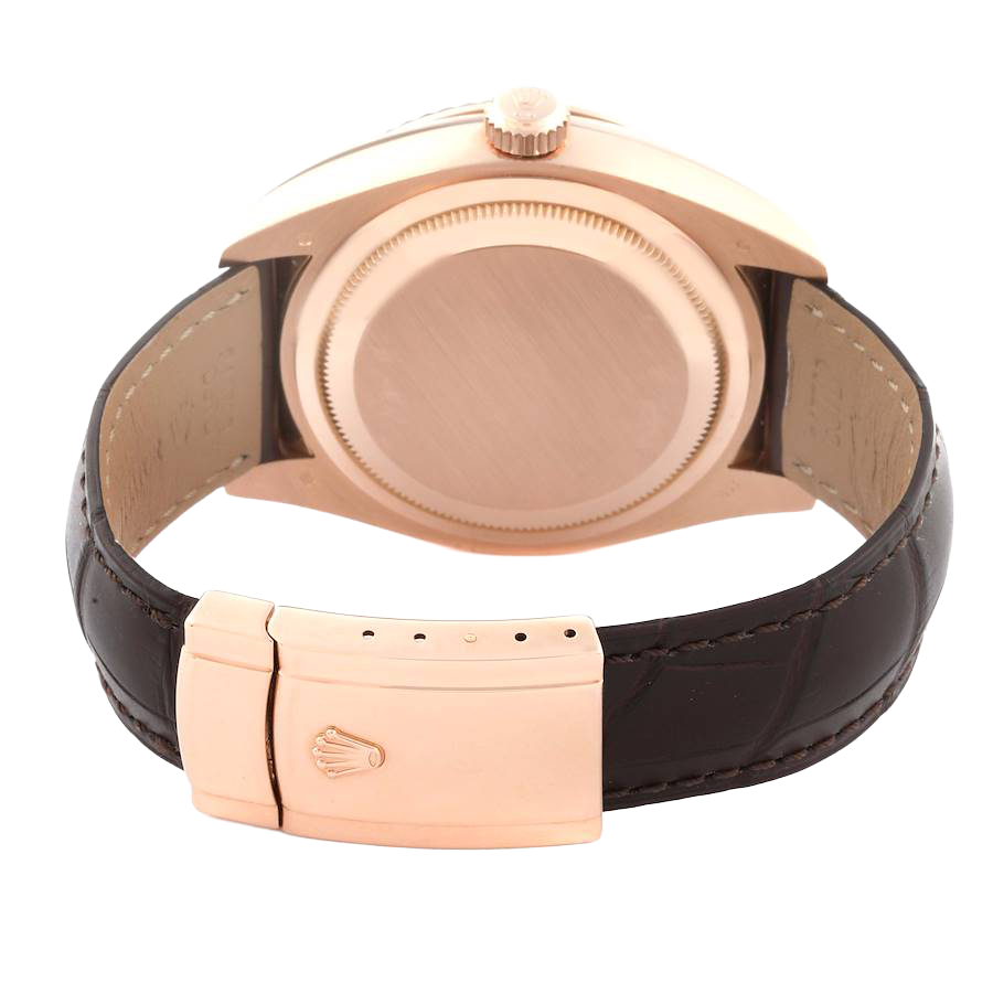 Sky-Dweller 42mm  Everose Chocolate Brown Dial Rose Gold Watch 326135