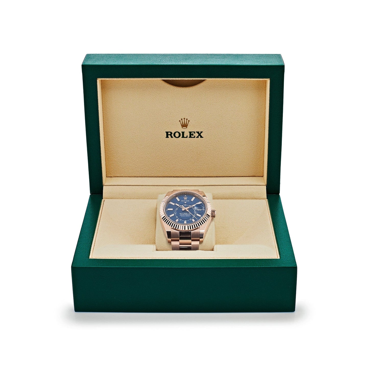 Sky-Dweller 42mm 18k Everose Gold Mens Watch 336935-0005