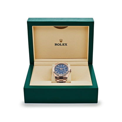 Sky-Dweller 42mm 18k Everose Gold Mens Watch 336935-0005
