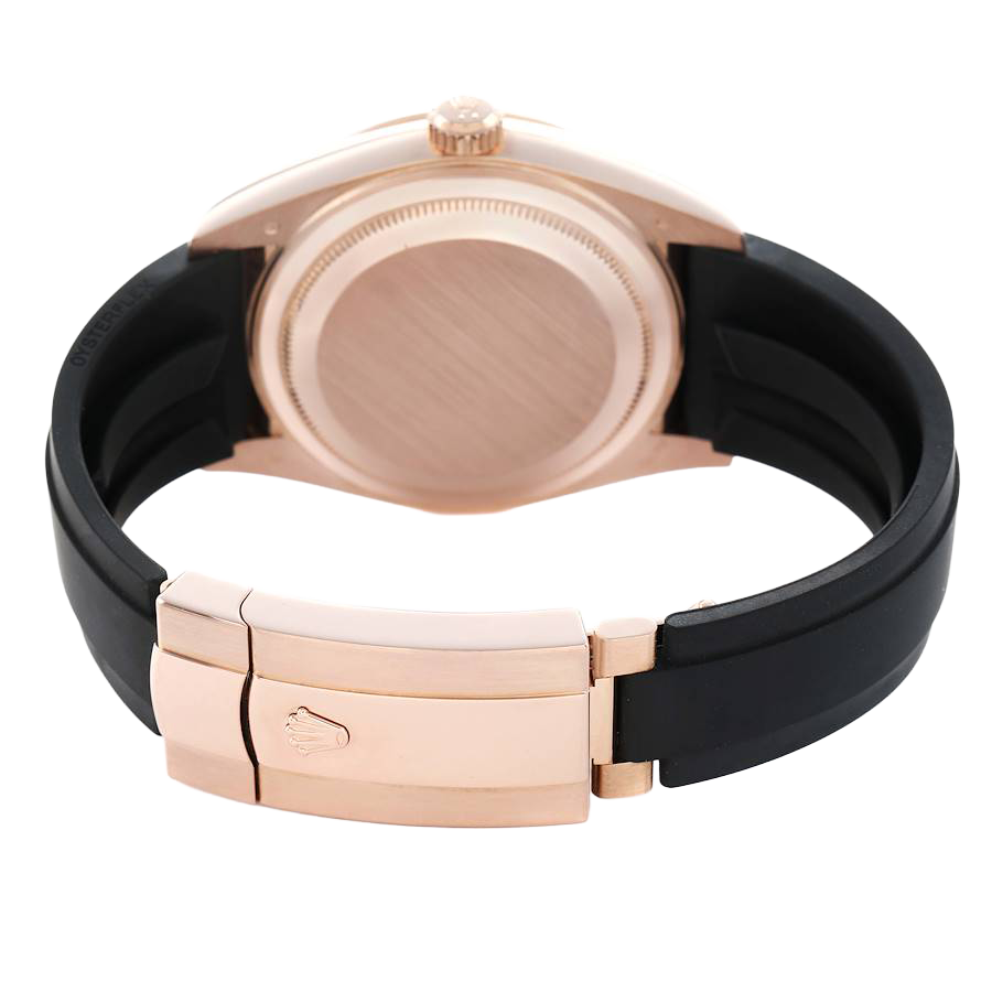 Sky-Dweller 42mm Rose Gold Chocolate Brown Dial Mens Watch 326235