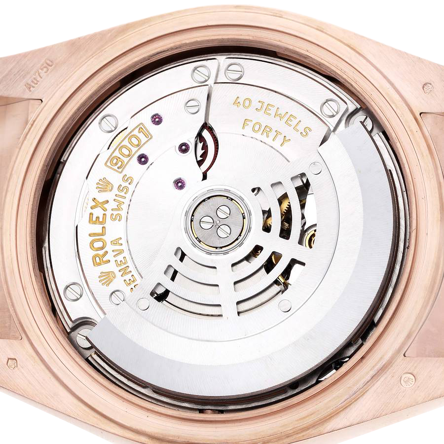 Sky-Dweller 42mm Rose Gold Chocolate Brown Dial Mens Watch 326235