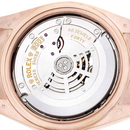 Sky-Dweller 42mm Rose Gold Chocolate Brown Dial Mens Watch 326235