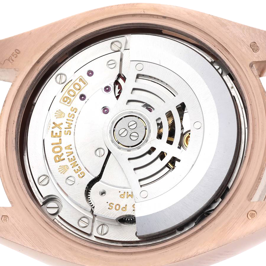 Sky-Dweller 42mm Rose Gold Chocolate Brown Dial Mens Watch 326935