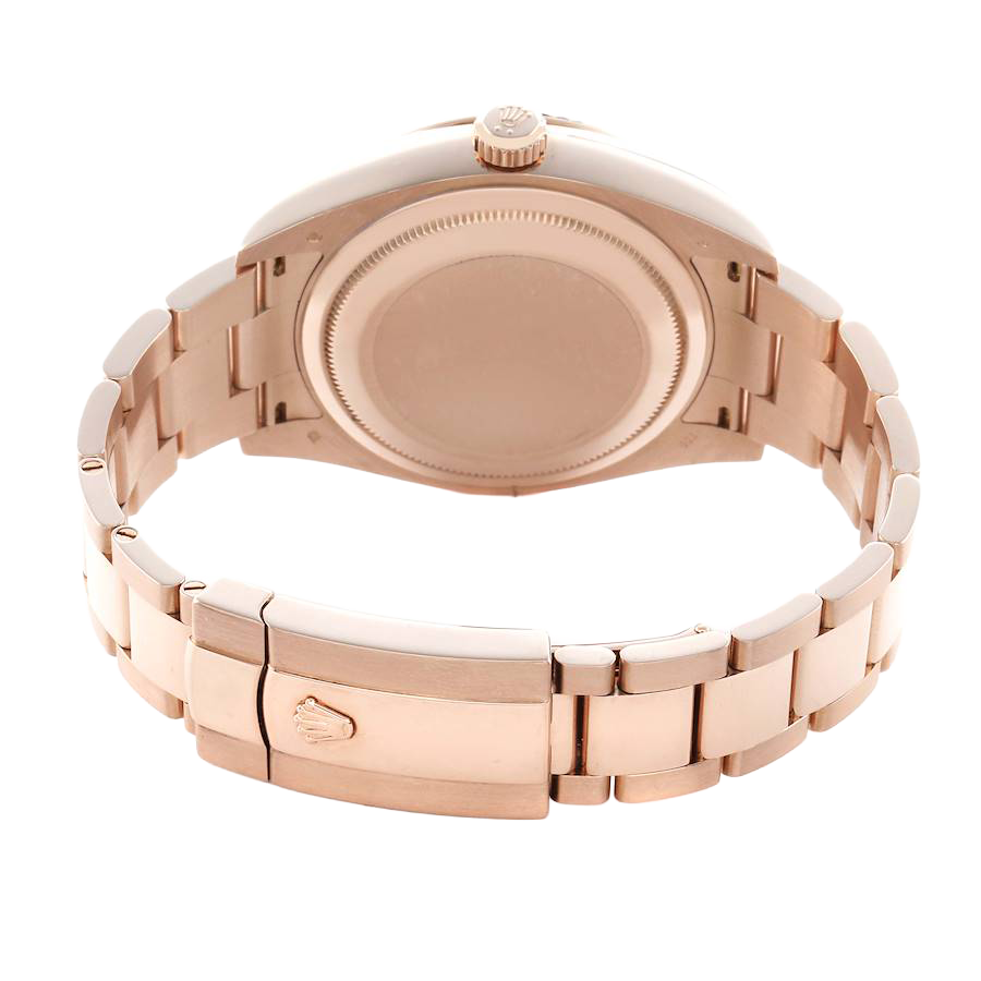 Sky-Dweller 42mm Rose Gold Chocolate Brown Dial Mens Watch 326935