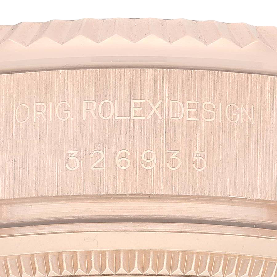 Sky-Dweller 42mm  Rose Gold Sundust Dial Mens Watch 326935