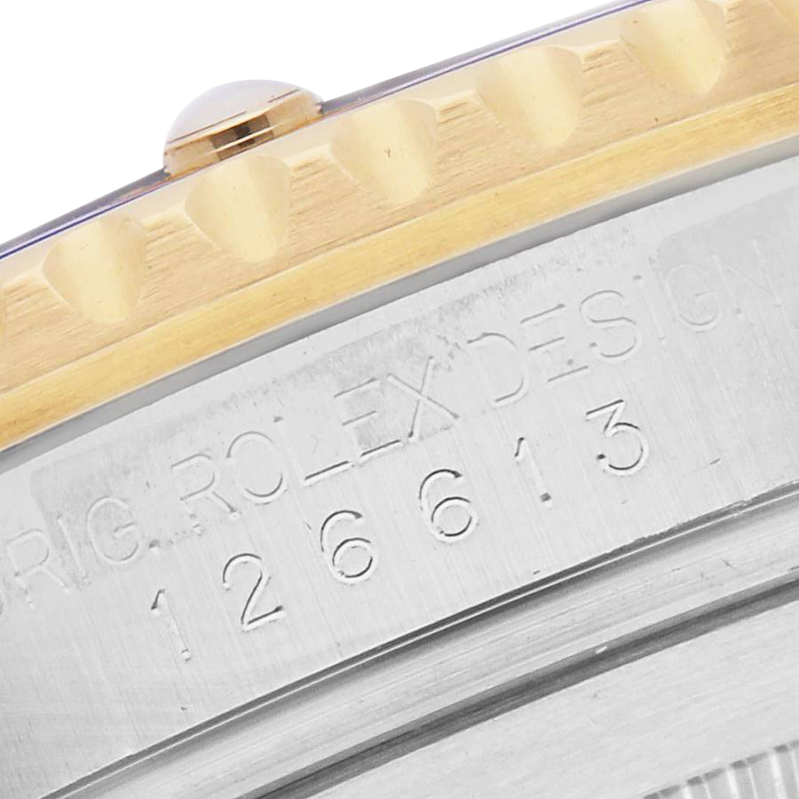 Submariner 41mm Steel Yellow Gold Blue Dial Mens Watch 126613