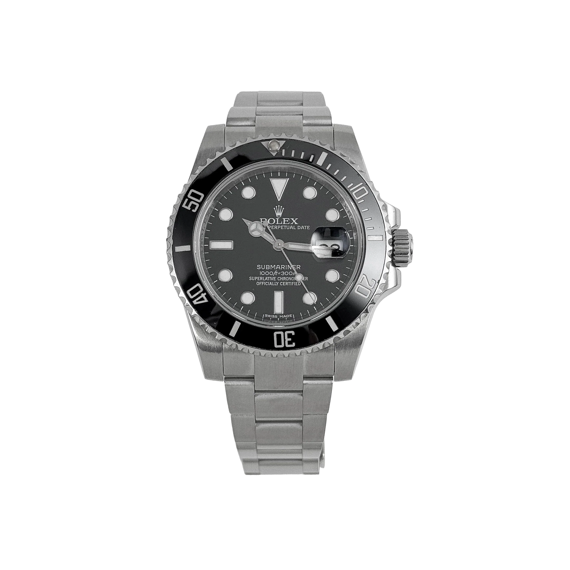 Submariner Date 40mm Stainless Steel Black Dial 116610LN