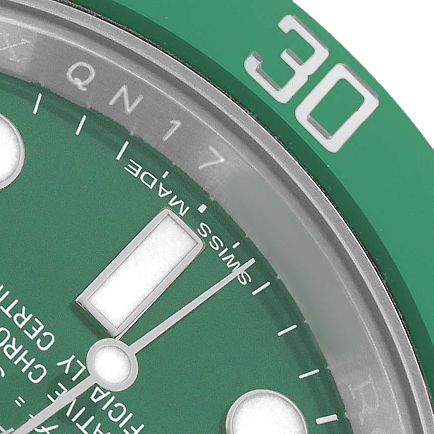 Submariner 40mm Hulk Steel Green Dial Bezel Mens Watch 116610LV