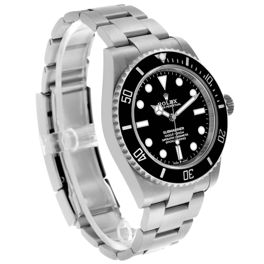 Submariner Non-Date Ceramic Bezel Steel 41mm Mens Watch 124060