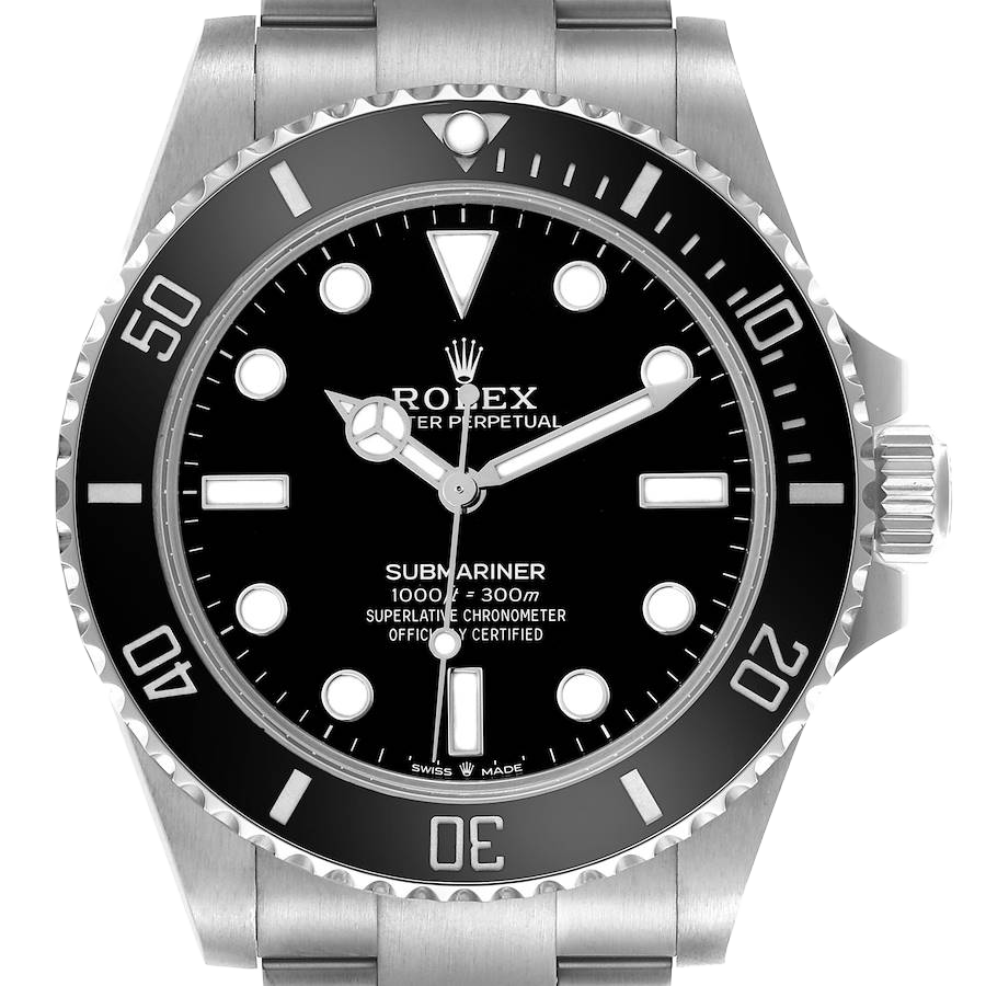 Submariner Non-Date Ceramic Bezel Steel 41mm Mens Watch 124060