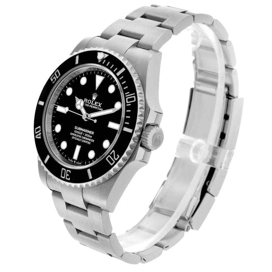 Submariner Non-Date Ceramic Bezel Steel 41mm Mens Watch 124060