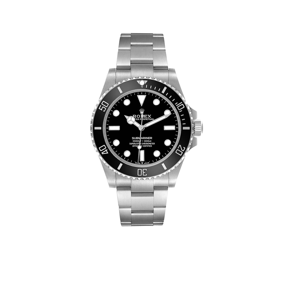 Submariner Non-Date Ceramic Bezel Steel 41mm Mens Watch 124060