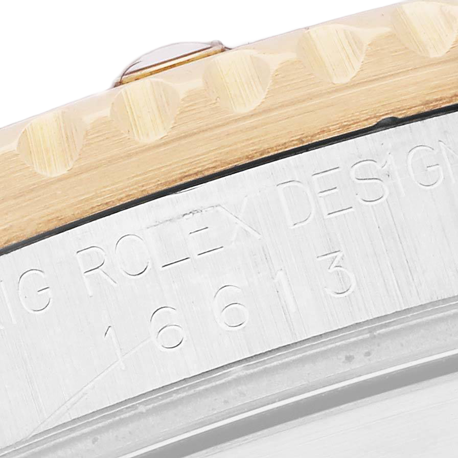 Submariner Steel Yellow Gold 40mm Diamond Serti Mens Watch 16613