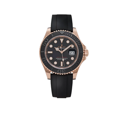 Yacht-Master 40 116655 Rose Gold Black Dial